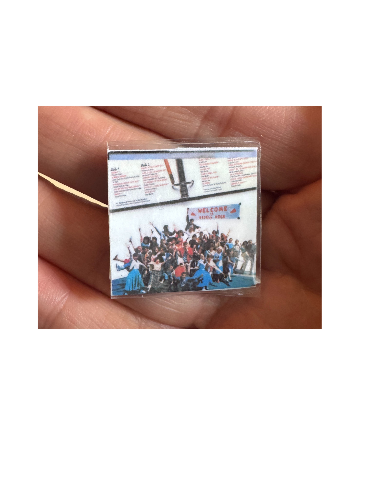 1:12 Size Miniature Grease Soundtrack Vinyl Record