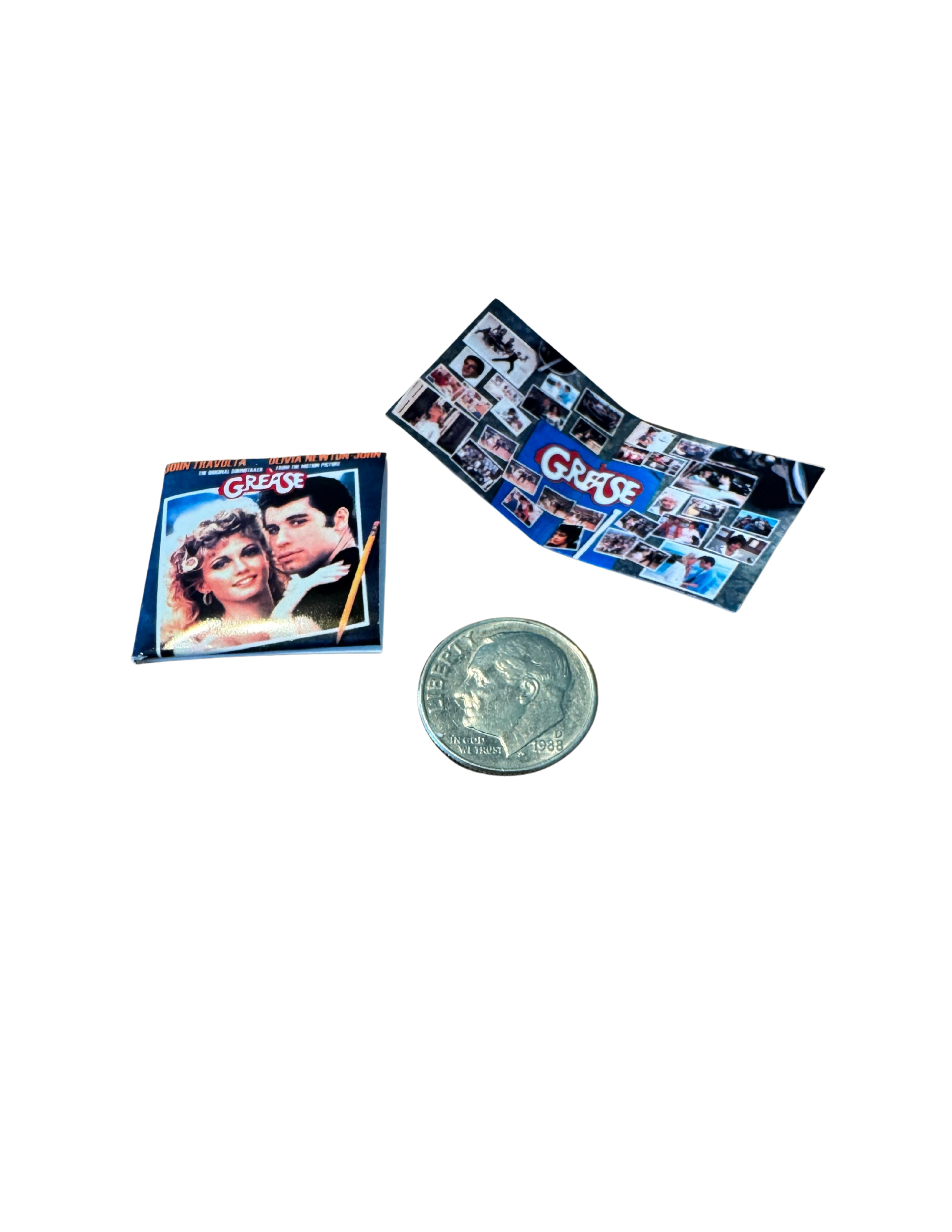 1:12 Size Miniature Grease Soundtrack Vinyl Record