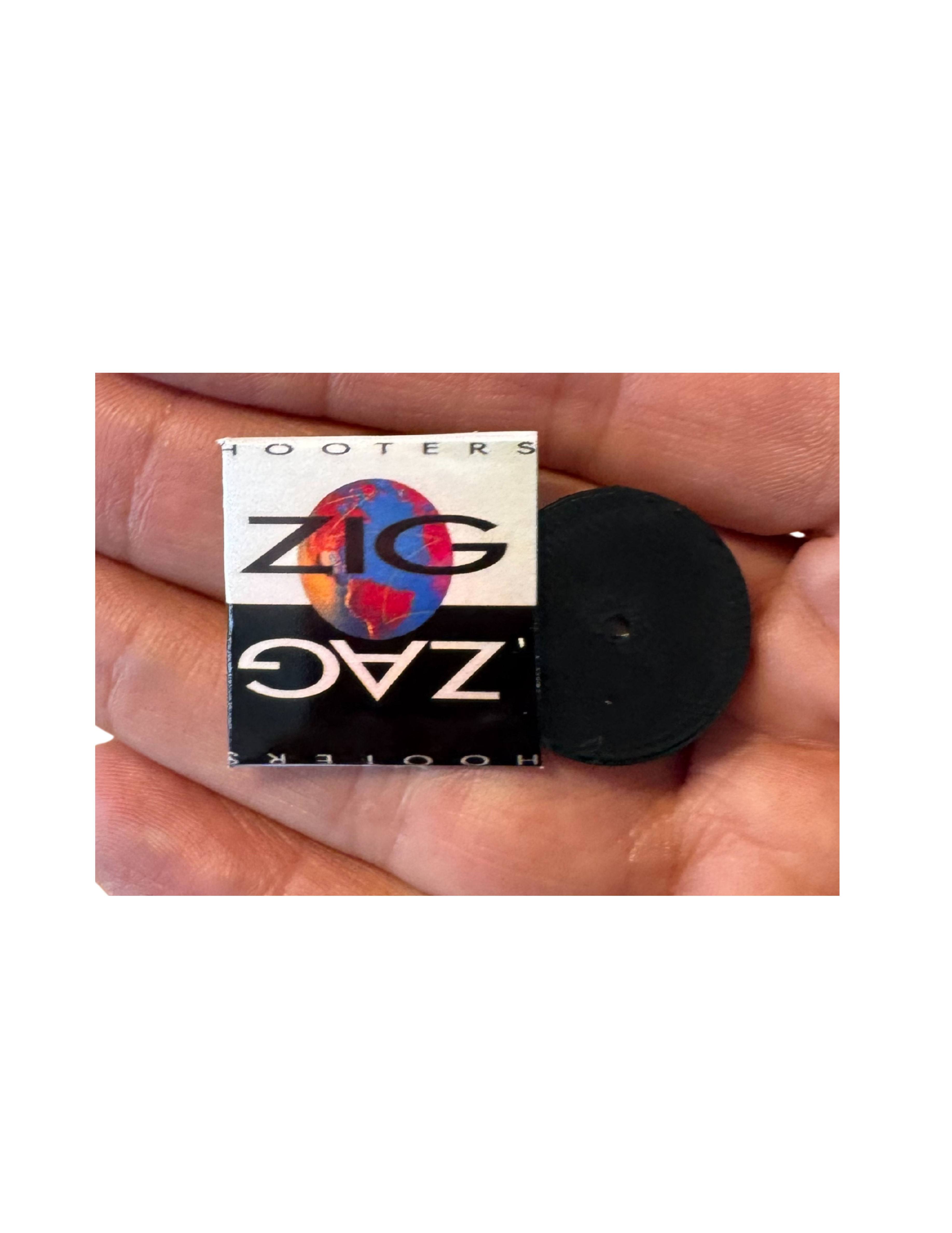 Miniature 1:12 Scale The Hooters Vinyl Album Covers + Mini Record