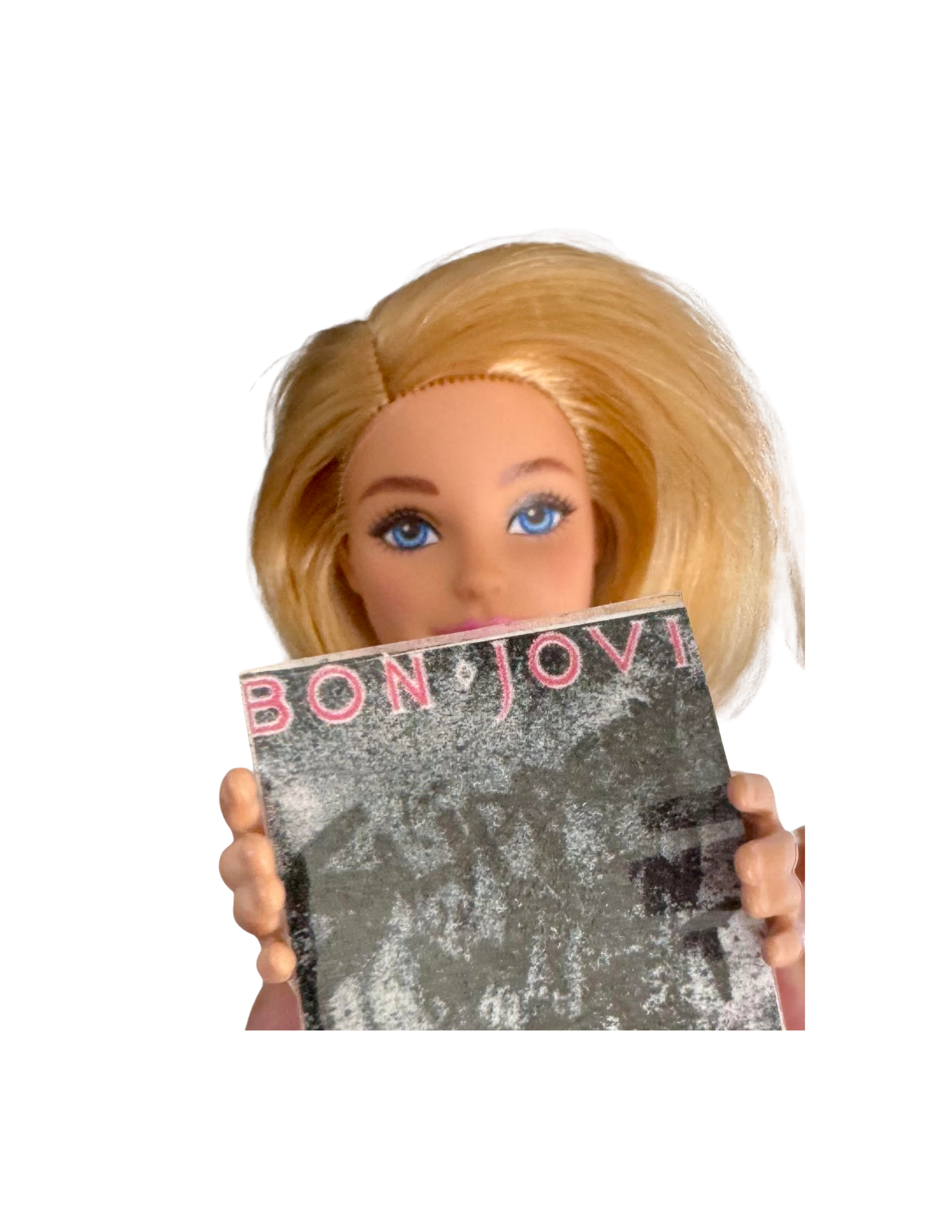Miniature 1:12 Scale Bon Jovi Vinyl Album Covers + Mini Record All Titles Available Bon Jovi Fan Gift