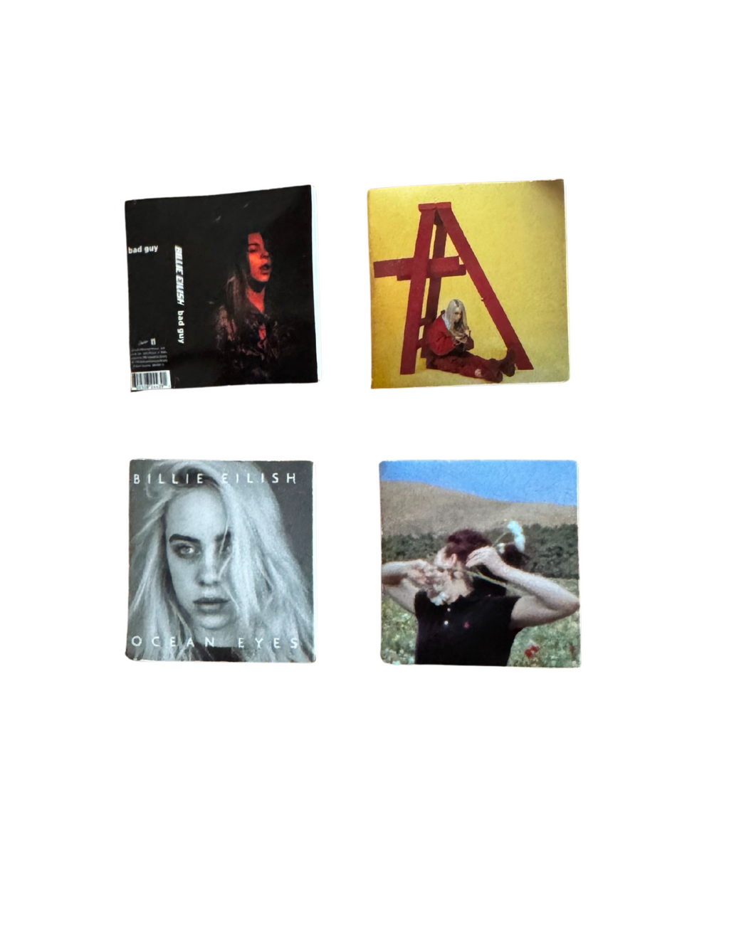 1:12 Size Miniature Billie Eilish Vinyl Records