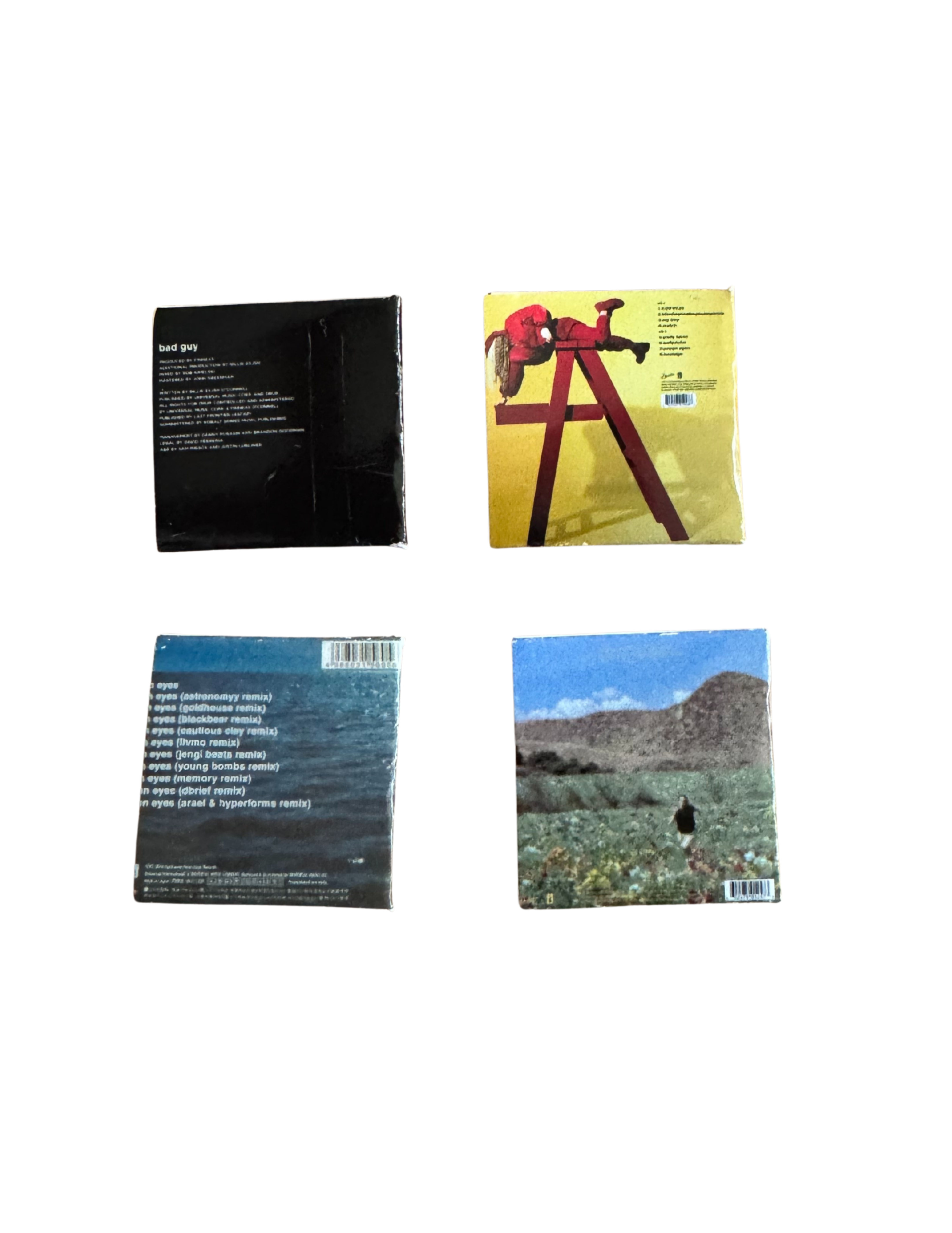 1:12 Size Miniature Billie Eilish Vinyl Records