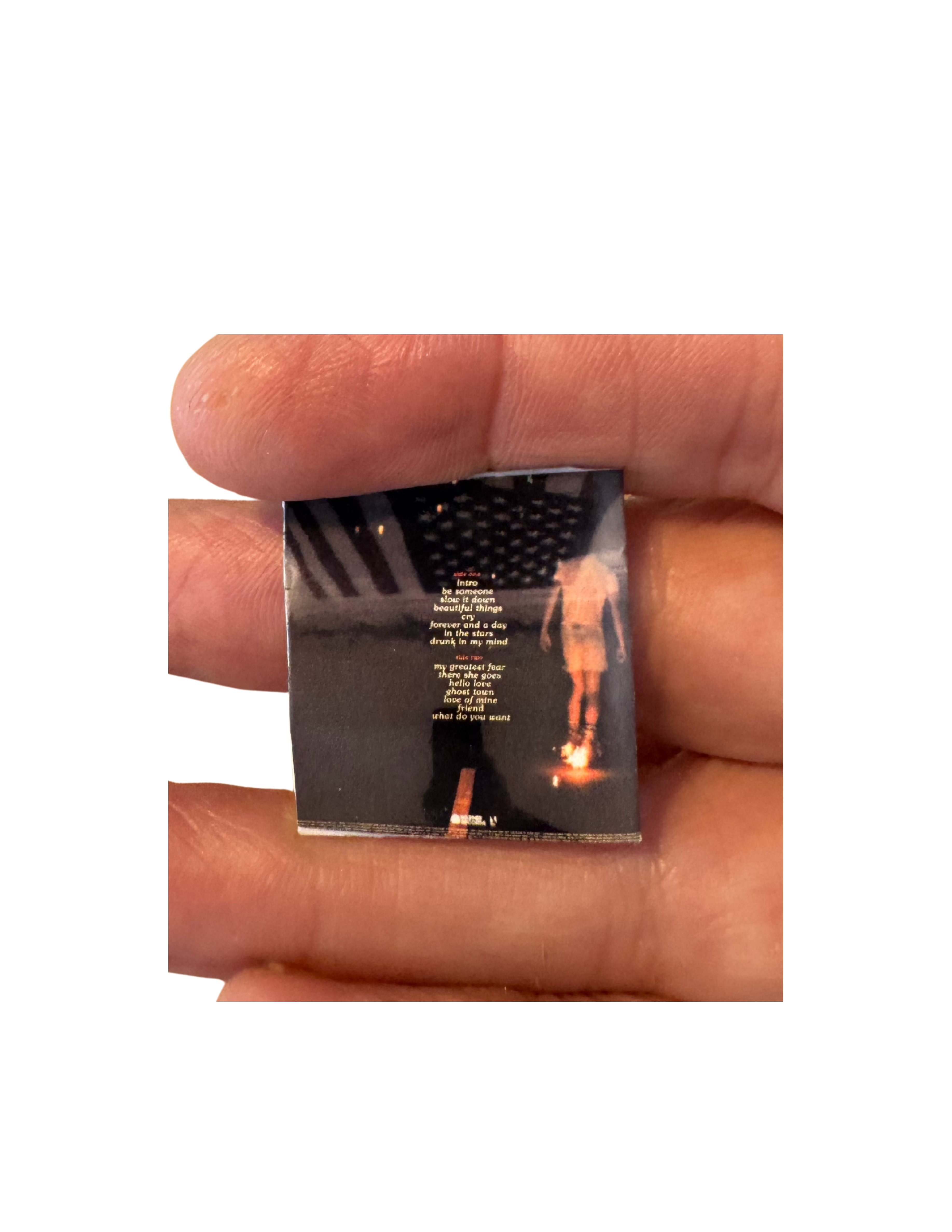 1:12 Sized Miniature Benson Boone Vinyl Record Album