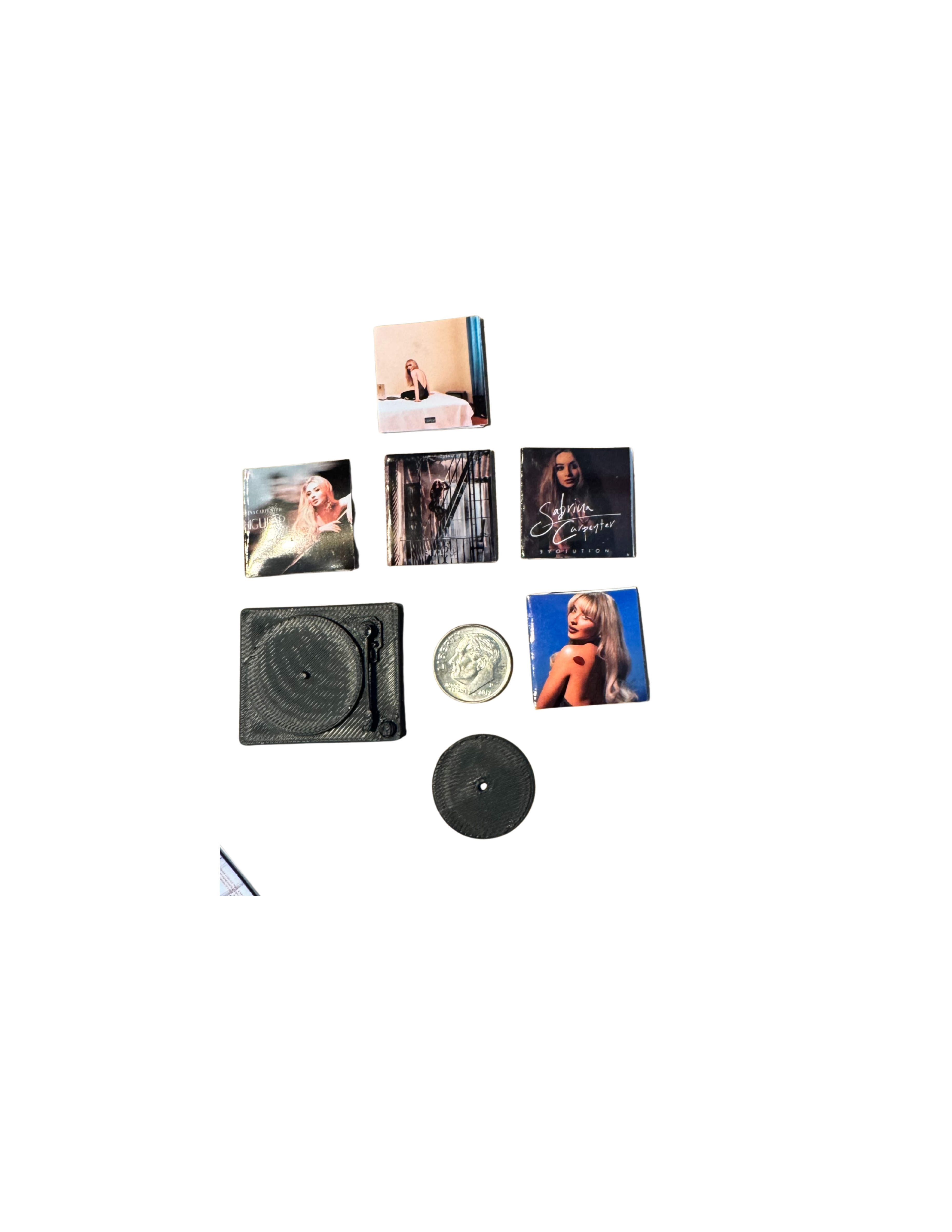 Miniature Sabrina Carter Vinyl Albums with Mini Record Sabrina Carter Fan Gift All Titles Available Gift For Girls Mini Sabrina Carter