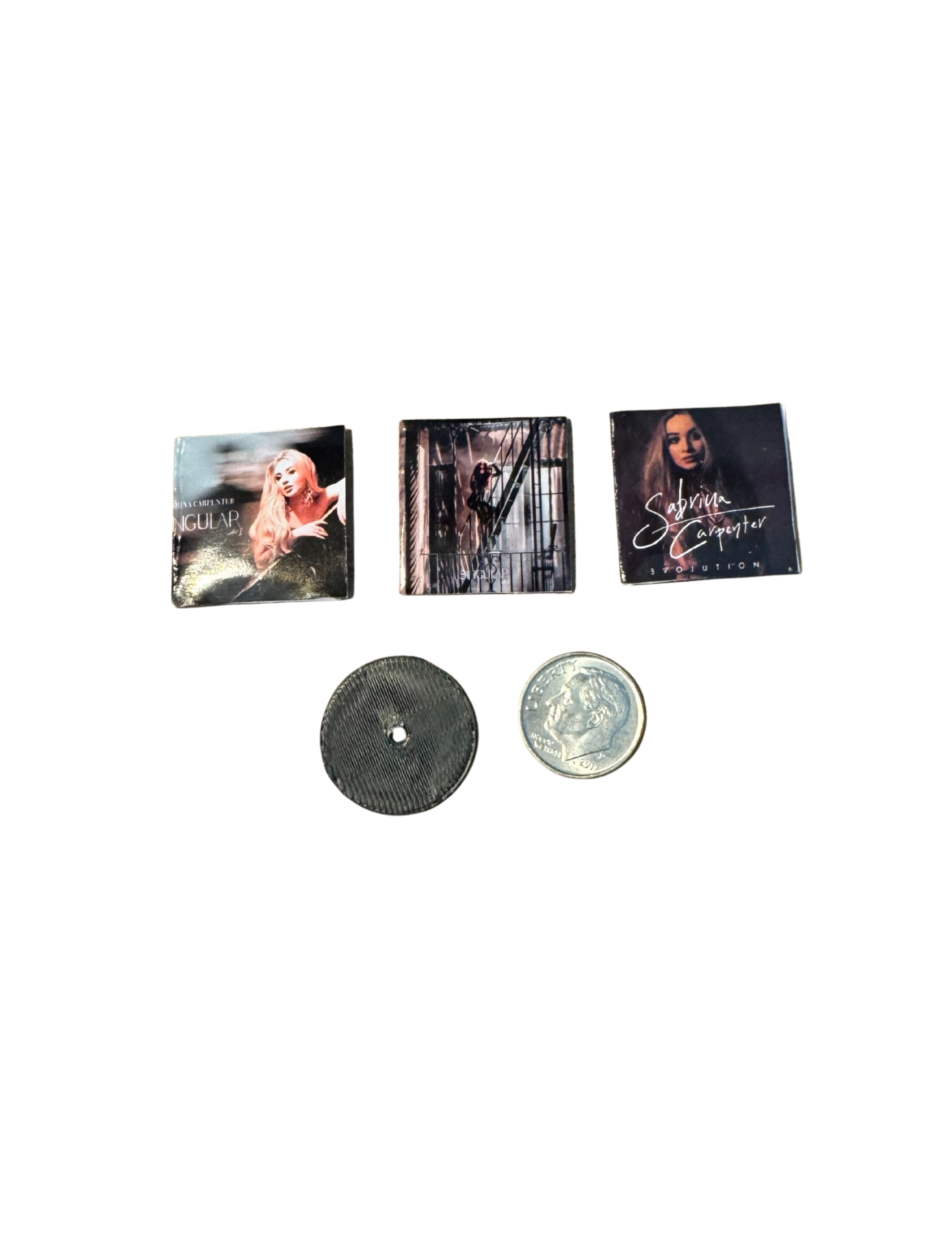 Miniature Sabrina Carter Vinyl Albums with Mini Record Sabrina Carter Fan Gift All Titles Available Gift For Girls Mini Sabrina Carter