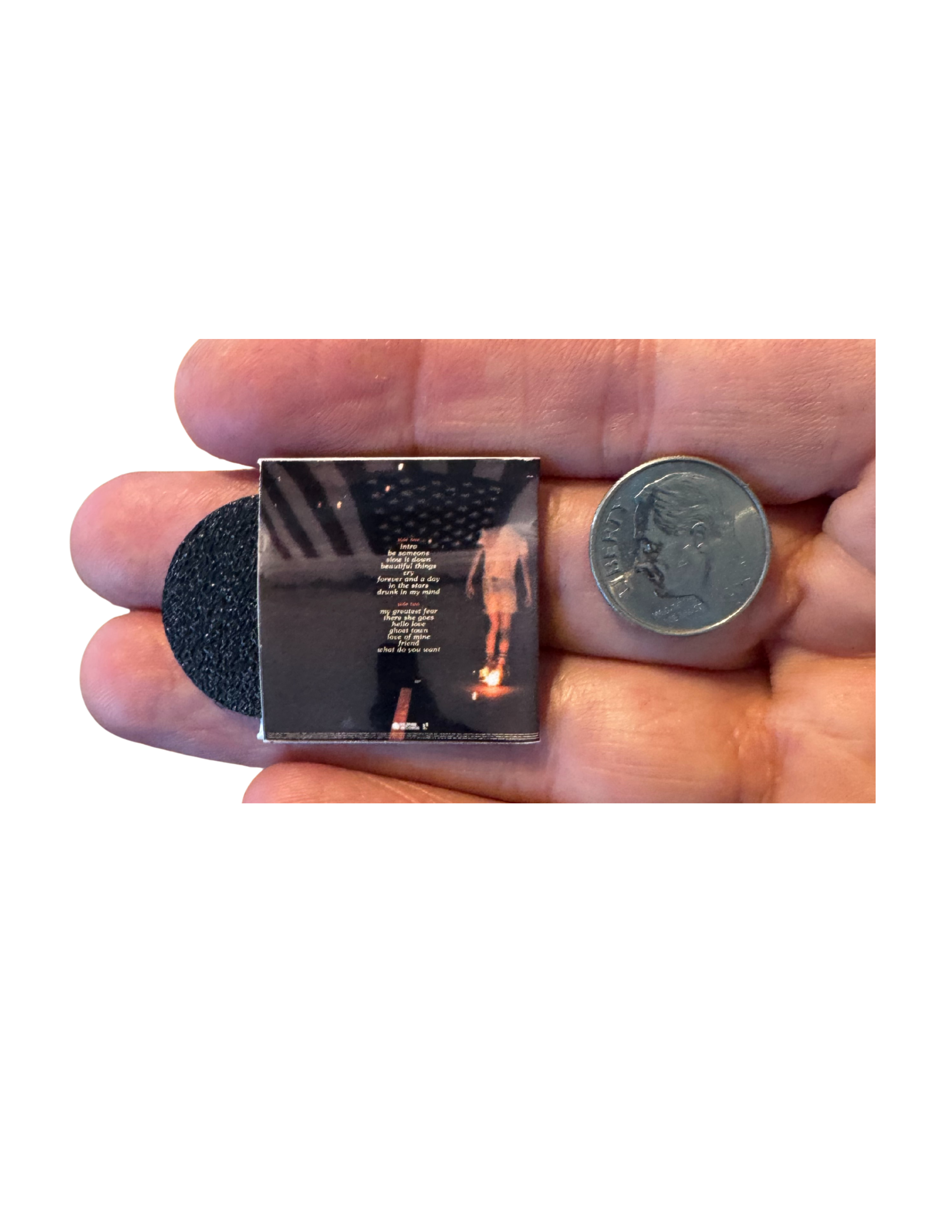 1:12 Sized Miniature Benson Boone Vinyl Record Album