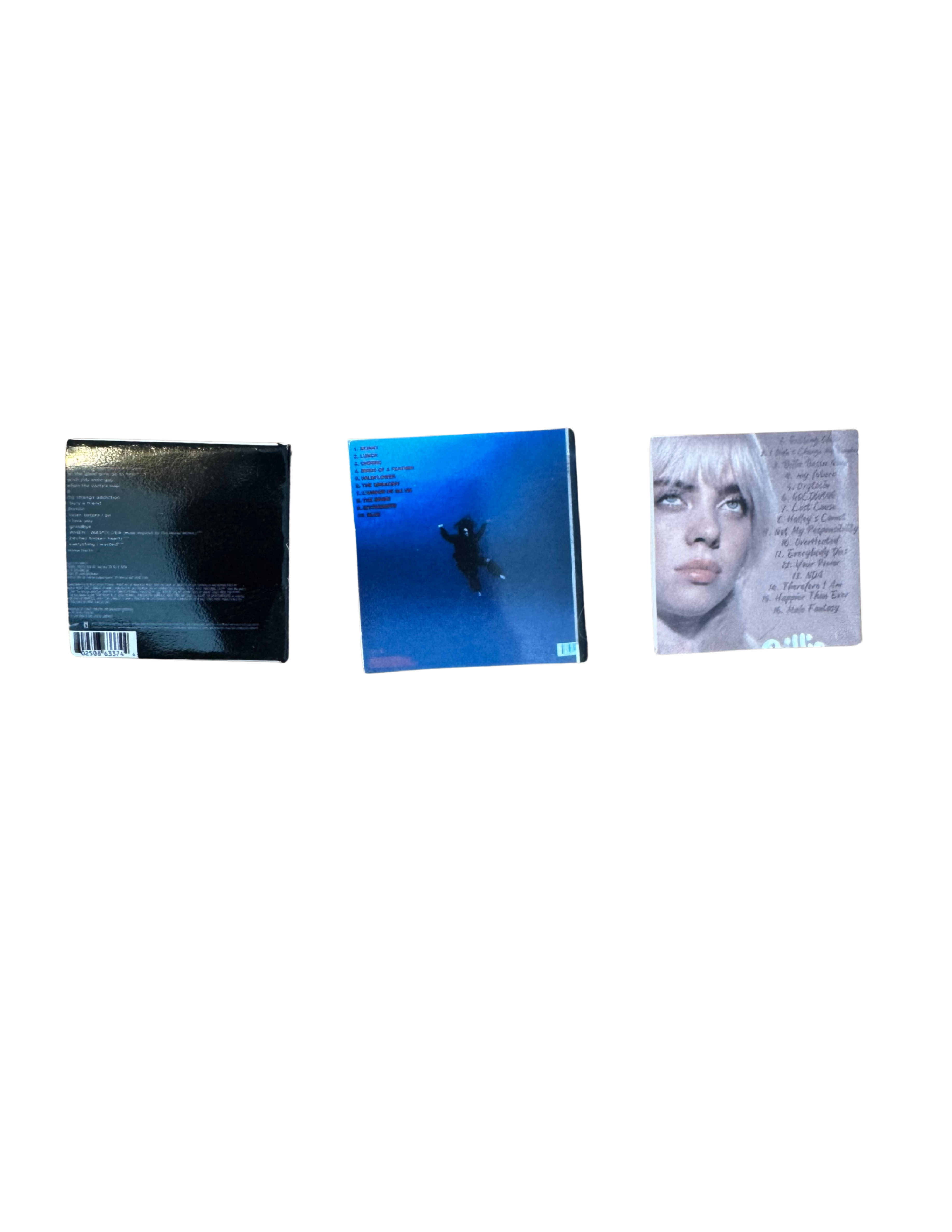 1:12 Size Miniature Billie Eilish Vinyl Records