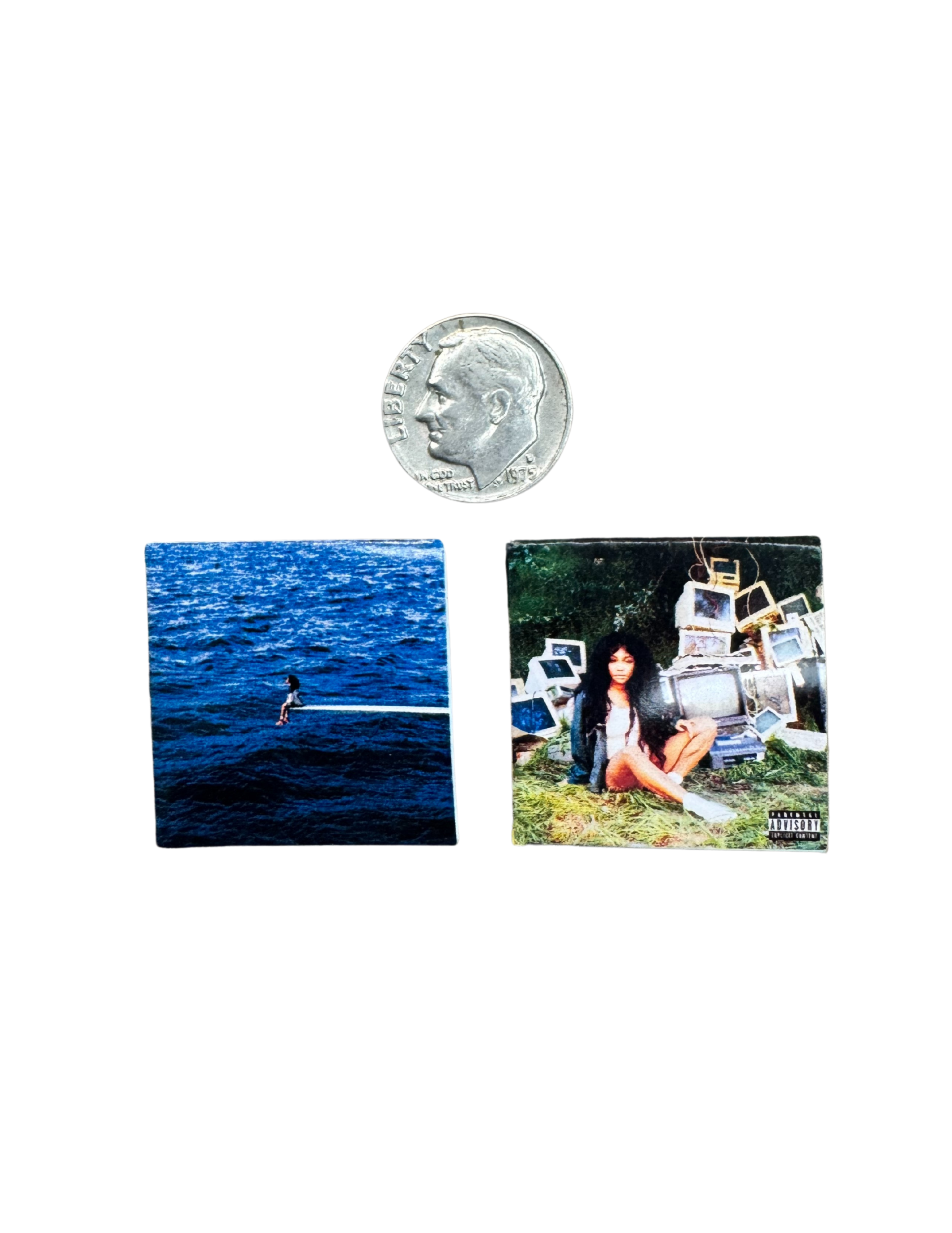 Miniature 1:12 Scale SZA Vinyl Record 3D Printed Mini SZA Fan Collectible Vinyl Collector Gift Miniature SZA Albums