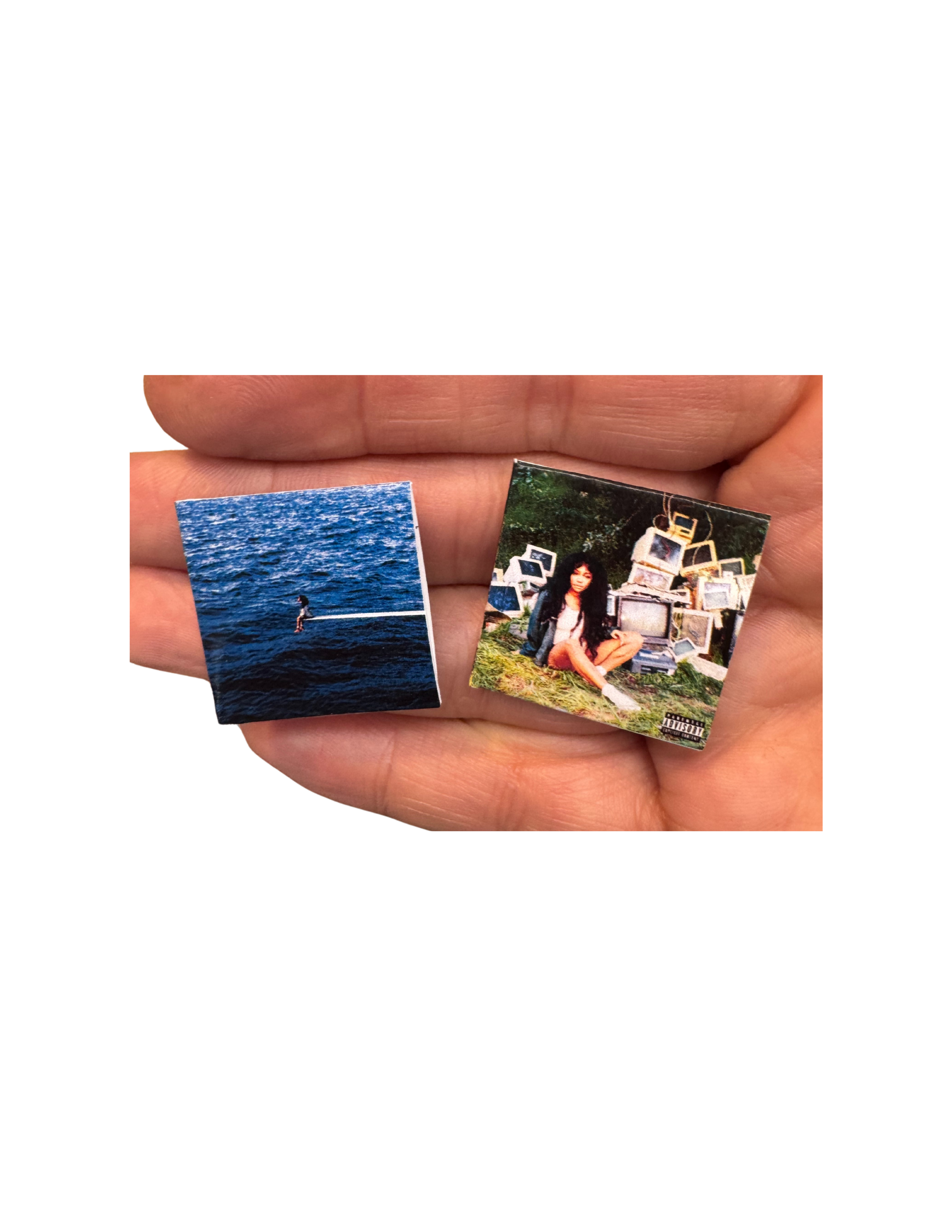 Miniature 1:12 Scale SZA Vinyl Record 3D Printed Mini SZA Fan Collectible Vinyl Collector Gift Miniature SZA Albums