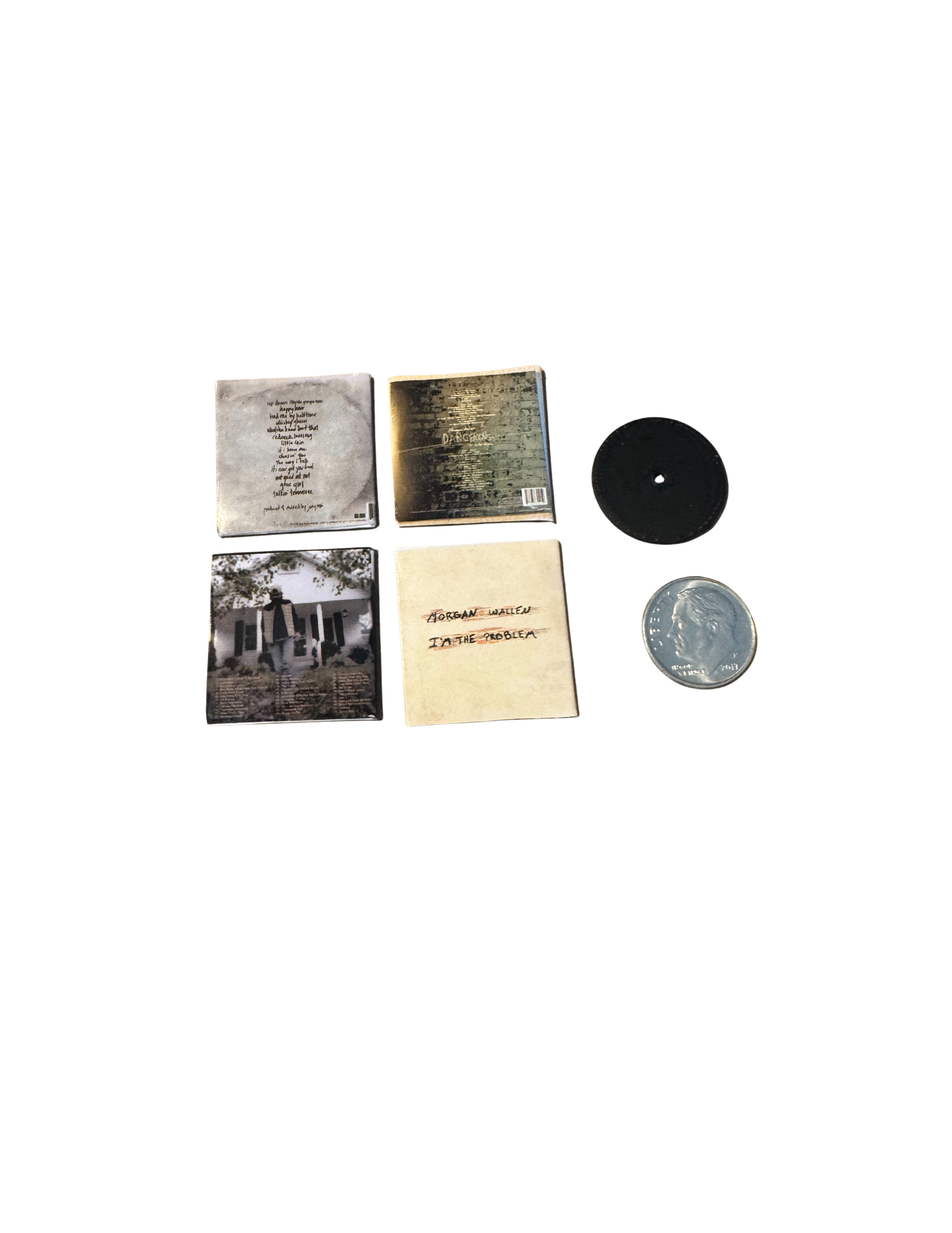 1:12 Sized Miniature Morgan Wallen Vinyl Records