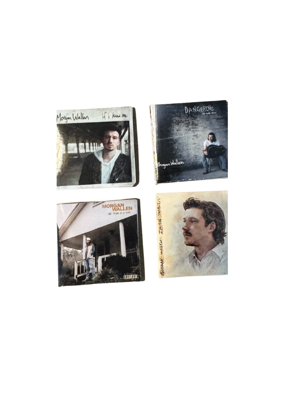1:12 Sized Miniature Morgan Wallen Vinyl Records