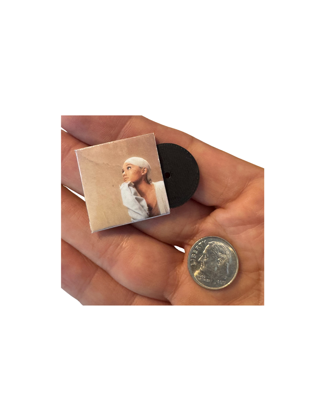 Miniature 1:12 Scale Ariana Grande Albums – Dollhouse-Sized Vinyl Records Tiny Vinyl Collection Ariana Fan Gift All Titles Available