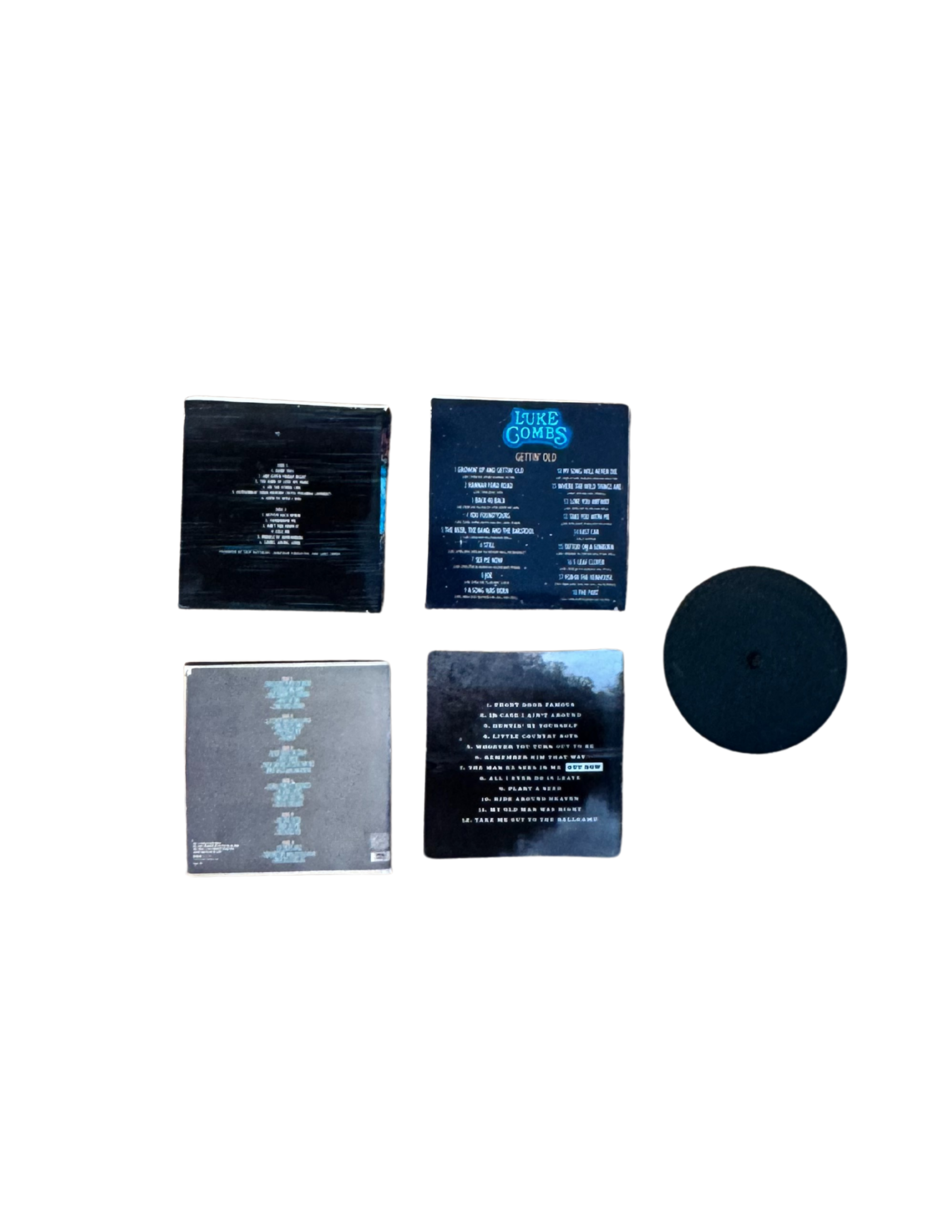 Miniature Luke Combs Vinyl Records – 1″ x 1″ with 3D Printed Mini Vinyl Record Luke Combs Country Music Fan Gift All Titles Available