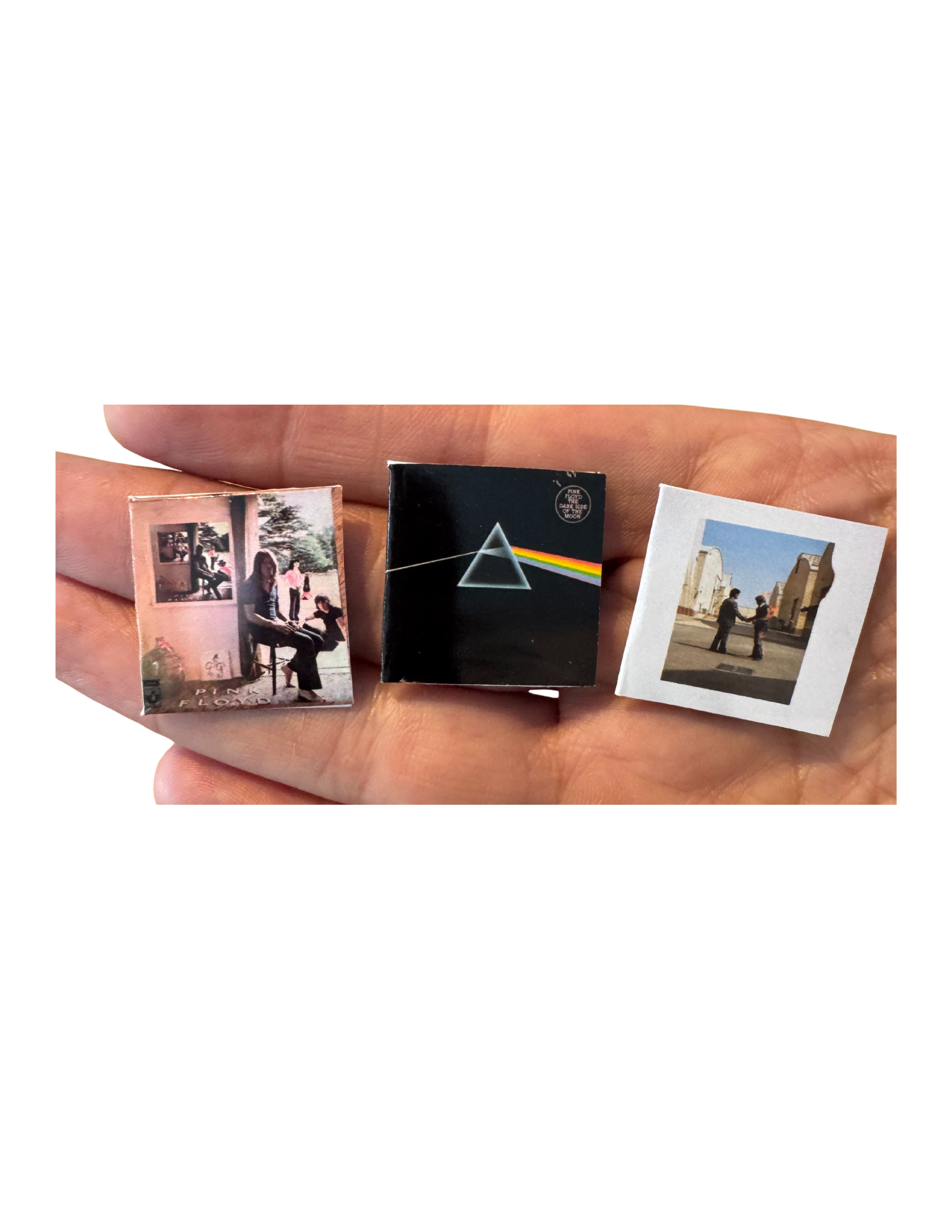 Miniature Pink Floyd Vinyl Albums Mini Collectible Pink Floyd Records with Album inside Unique Gift for Pink Floyd Fan All Titles Available