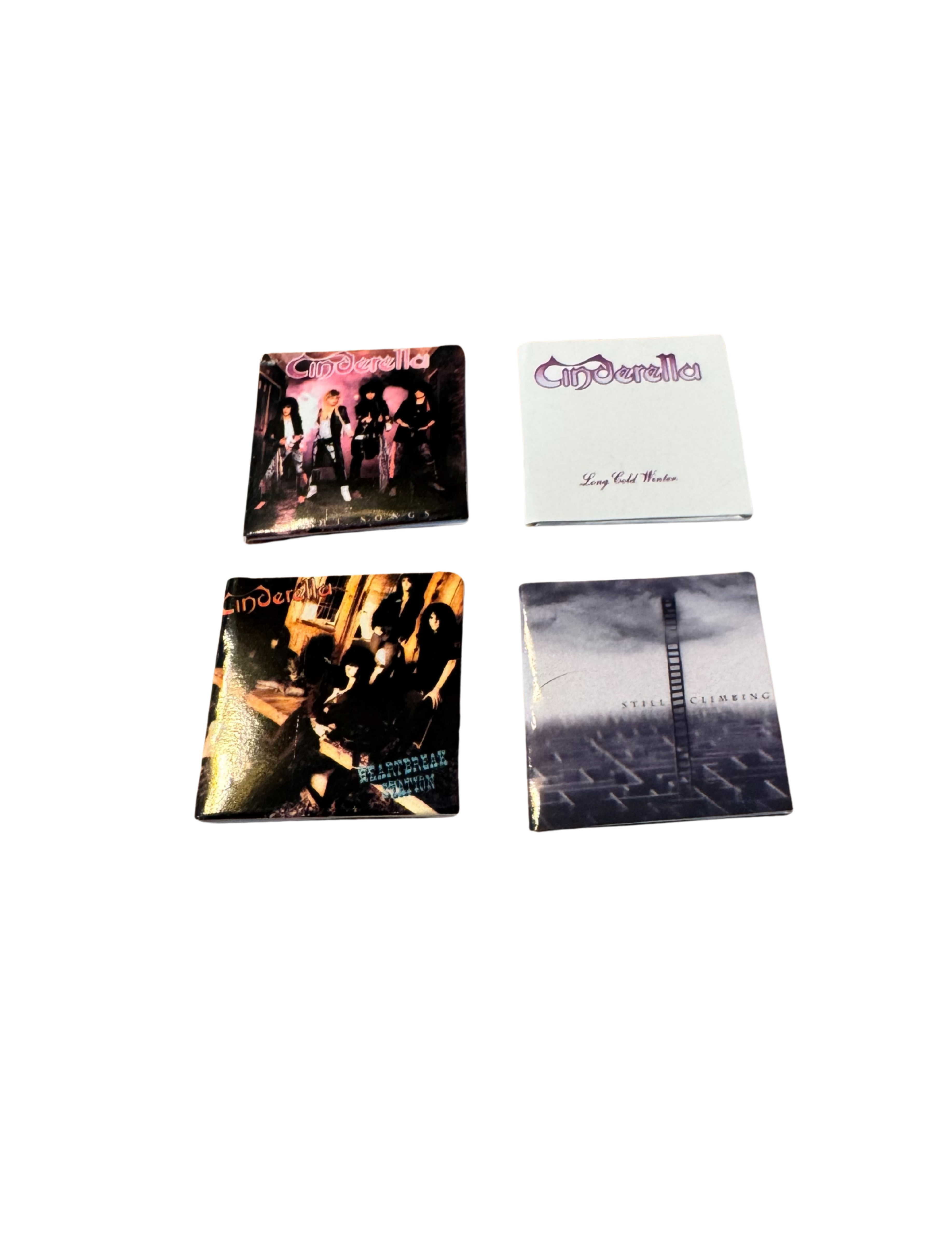 Miniature 1:12 Scale Cinderella Vinyl Album Covers + Mini Record
