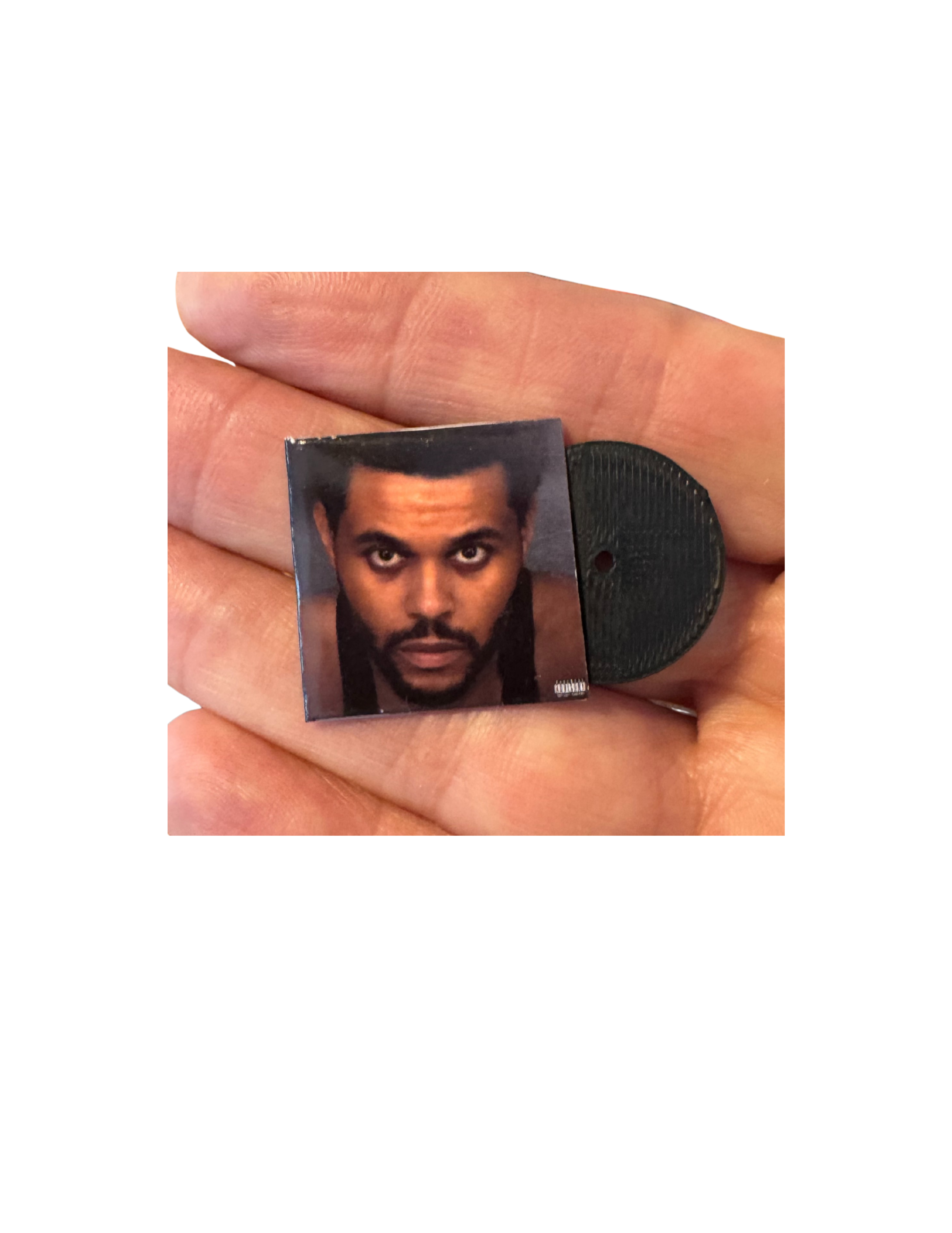 Miniature 1:12 Scale The Weeknd Vinyl Album Covers + Mini Record