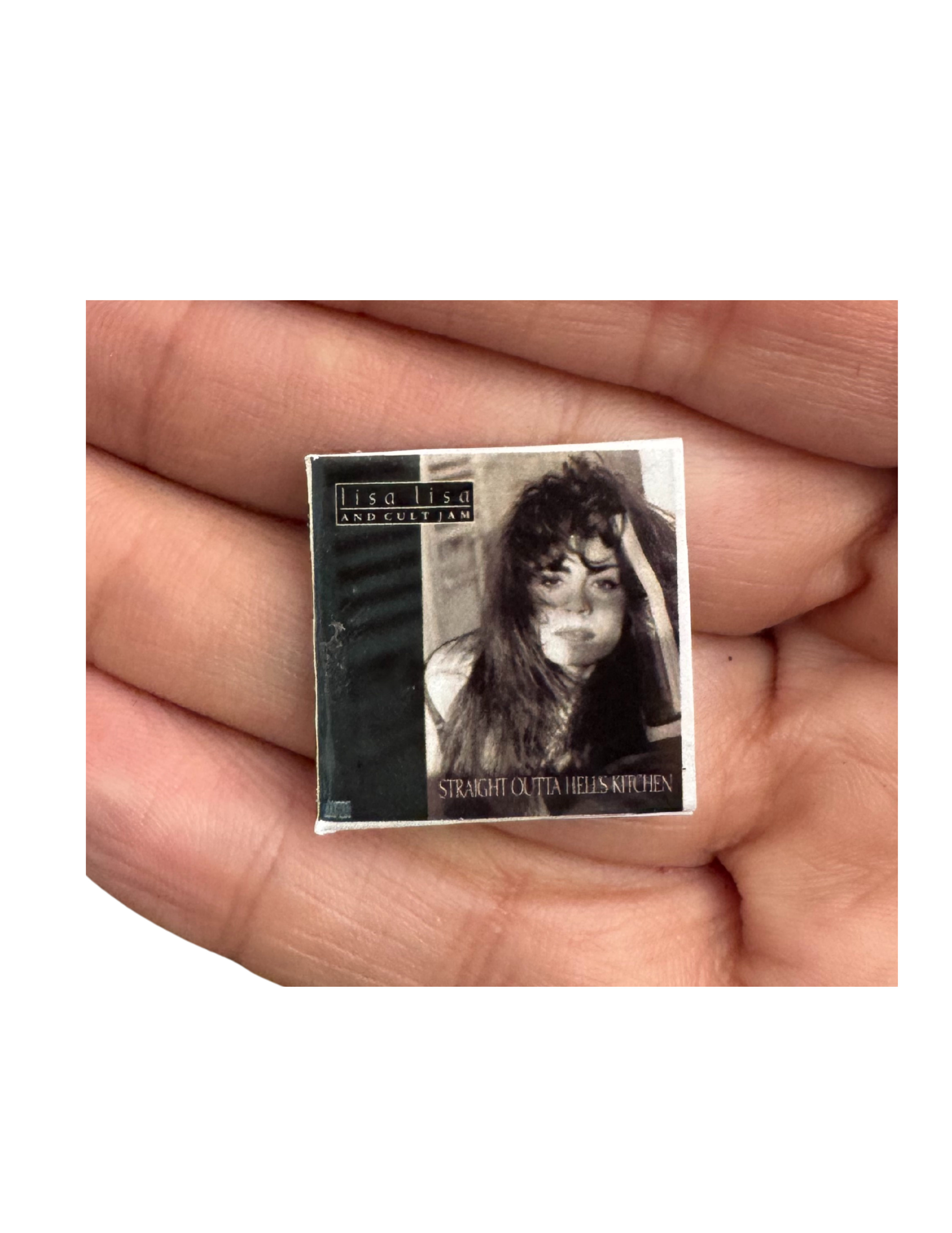 Miniature Lisa Lisa and Cult Jam Vinyl Records 1:12 Scale Collectible Music Decor Lisa Lisa Fan Unique Gift 1980s Freestyle Music