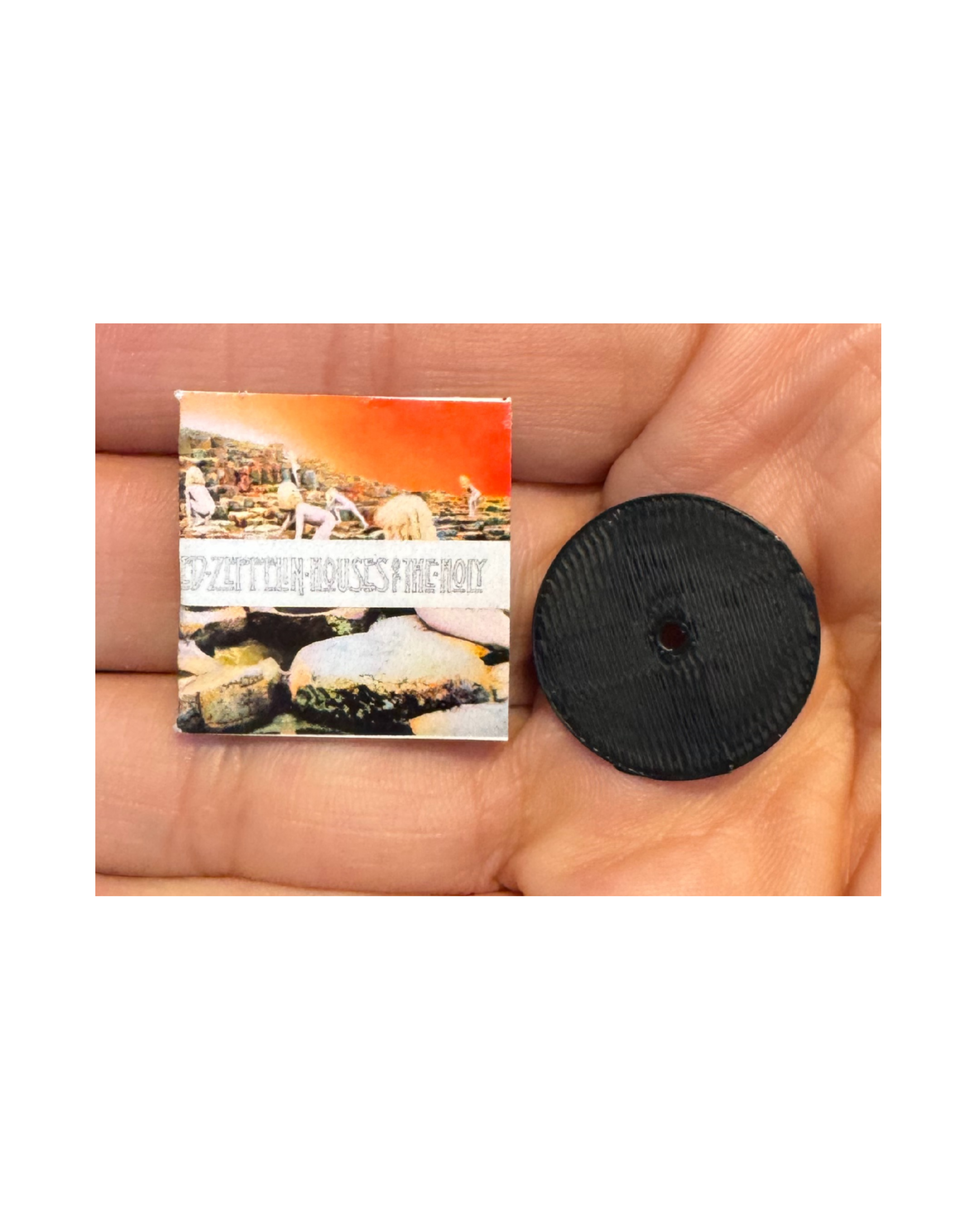 1:12 Size Miniature Led Zeppelin Vinyl Records