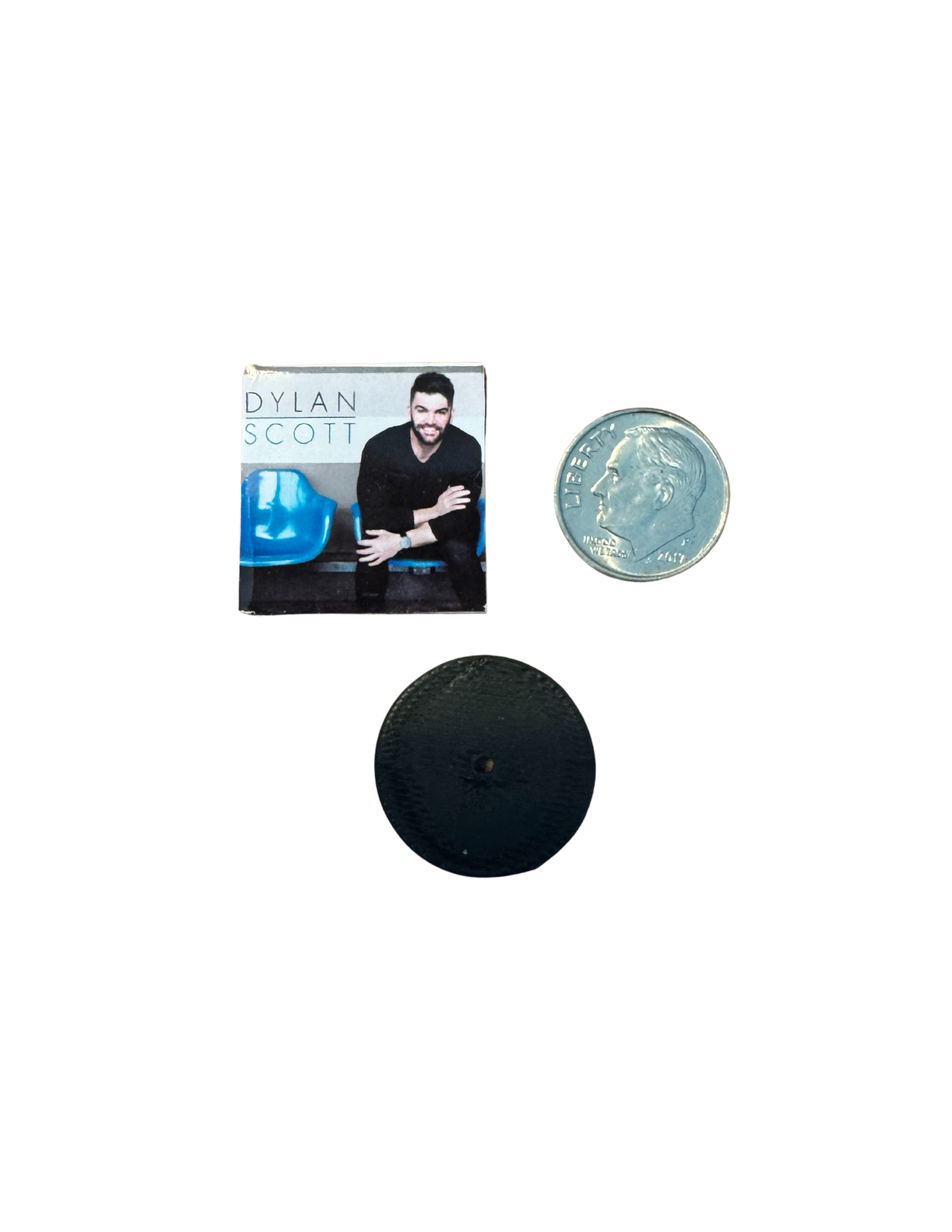 Miniature 1:12 Scale Dylan Scott Vinyl Album Collection, Dollhouse Miniature Records