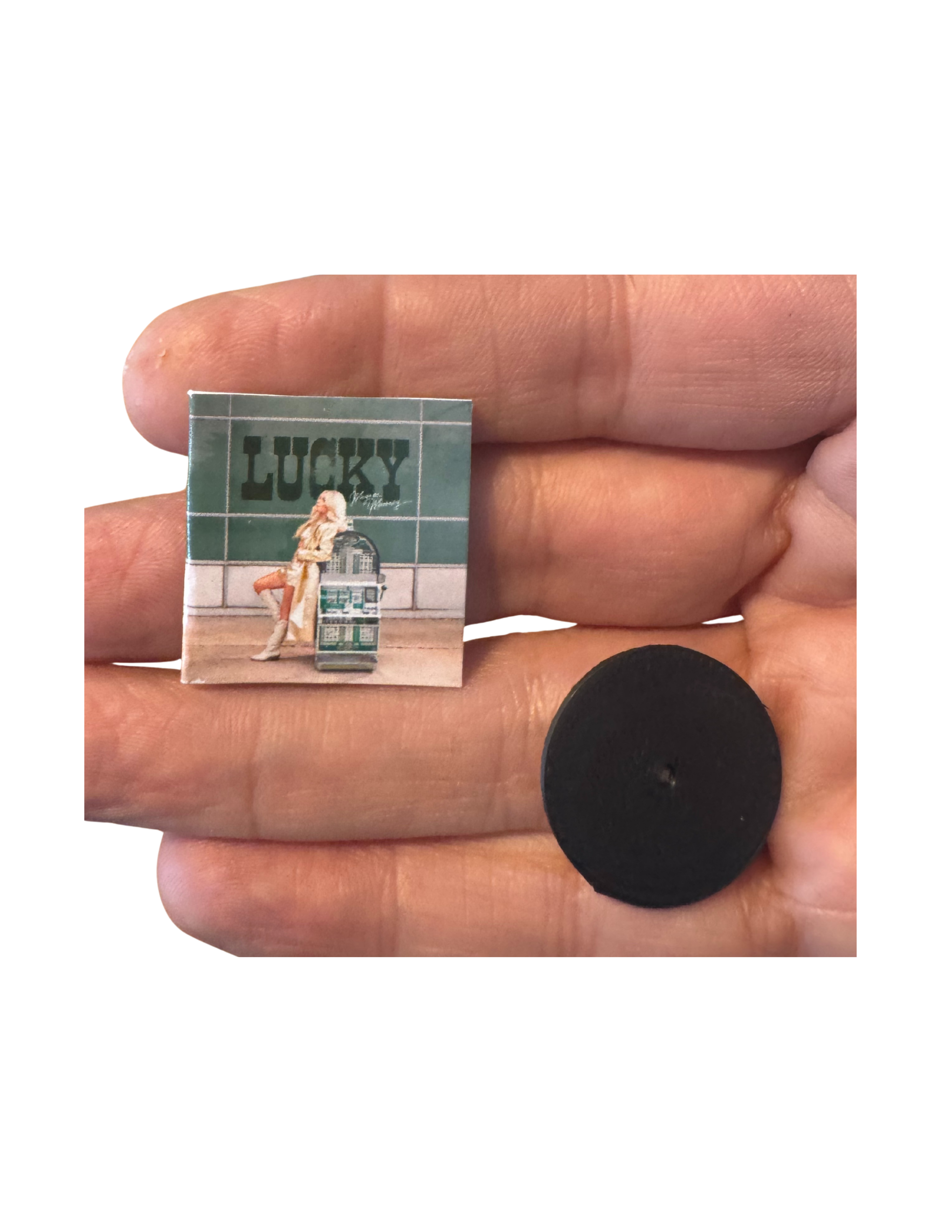 Miniature 1:12 Scale Megan Moroney Vinyl Album Cover + Mini Vinyl Country Fan Gift Megan Moroney Collectible Mini Album