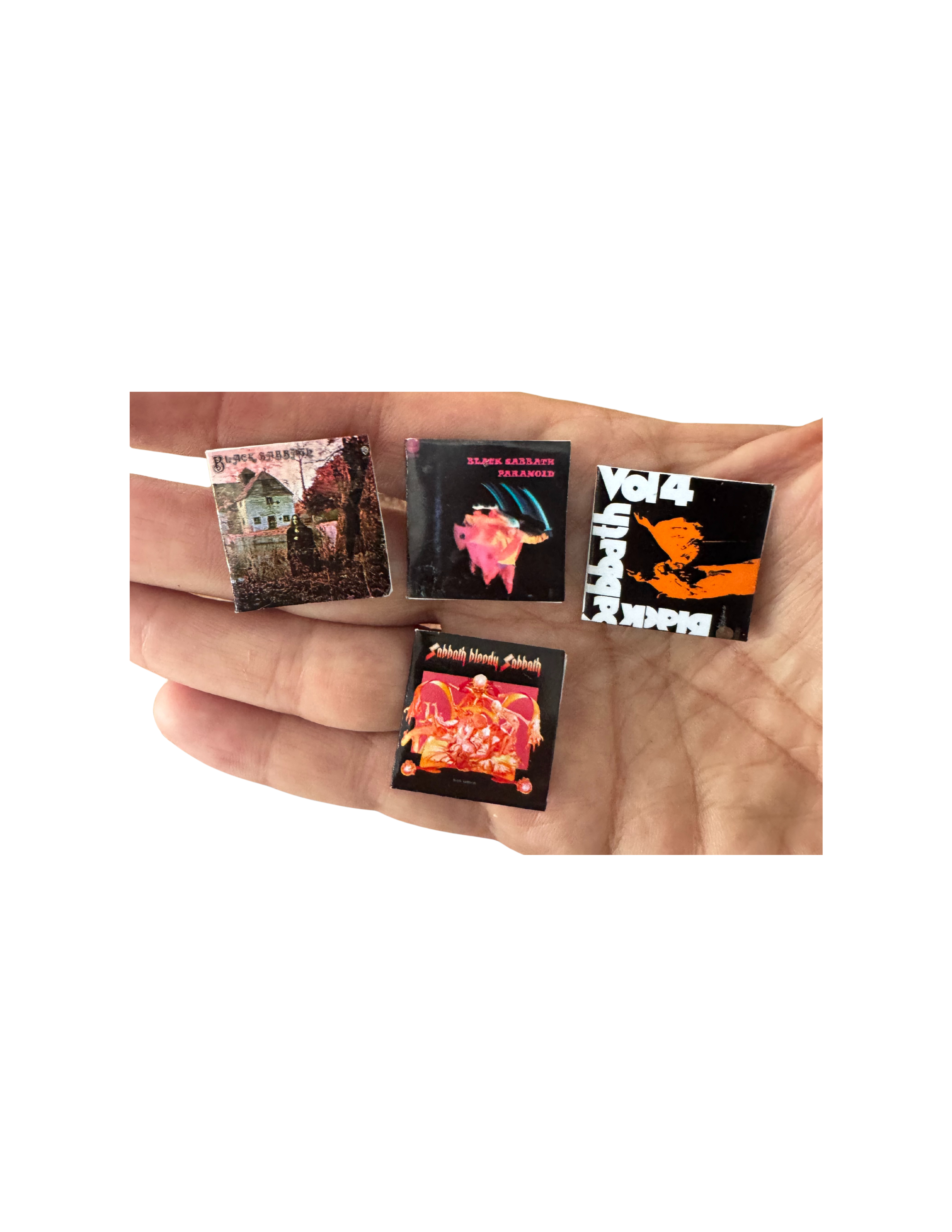 Miniature Black Sabbath Vinyl Albums All Titles Available Black Sabbath Miniature Collectible Ozzy Fan Gift