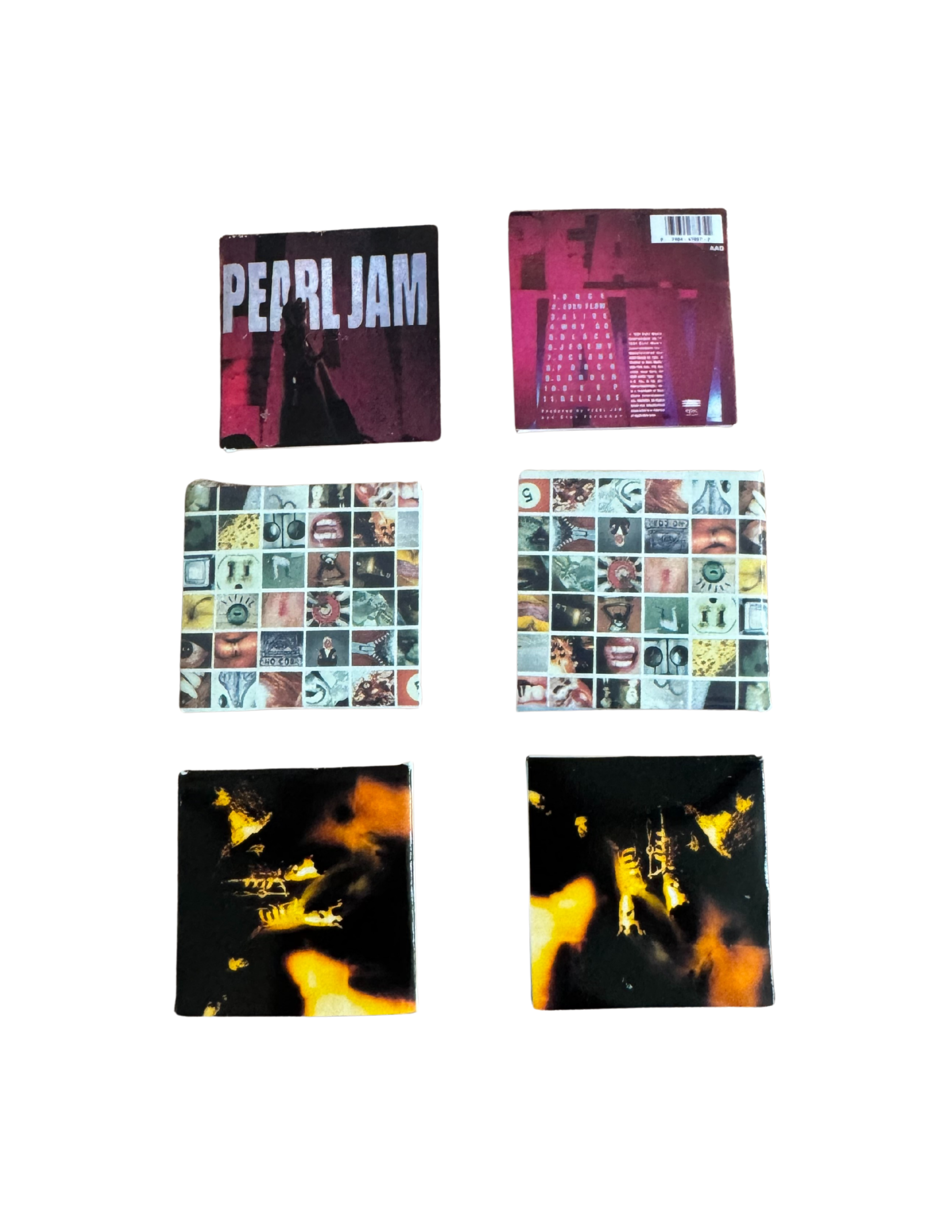 Miniature Pearl Jam Vinyl Records | 1:12 Scale | 3D Printed Record Inside | Dollhouse Music Decor, All Titles Available Pearl Jam Fam Gift