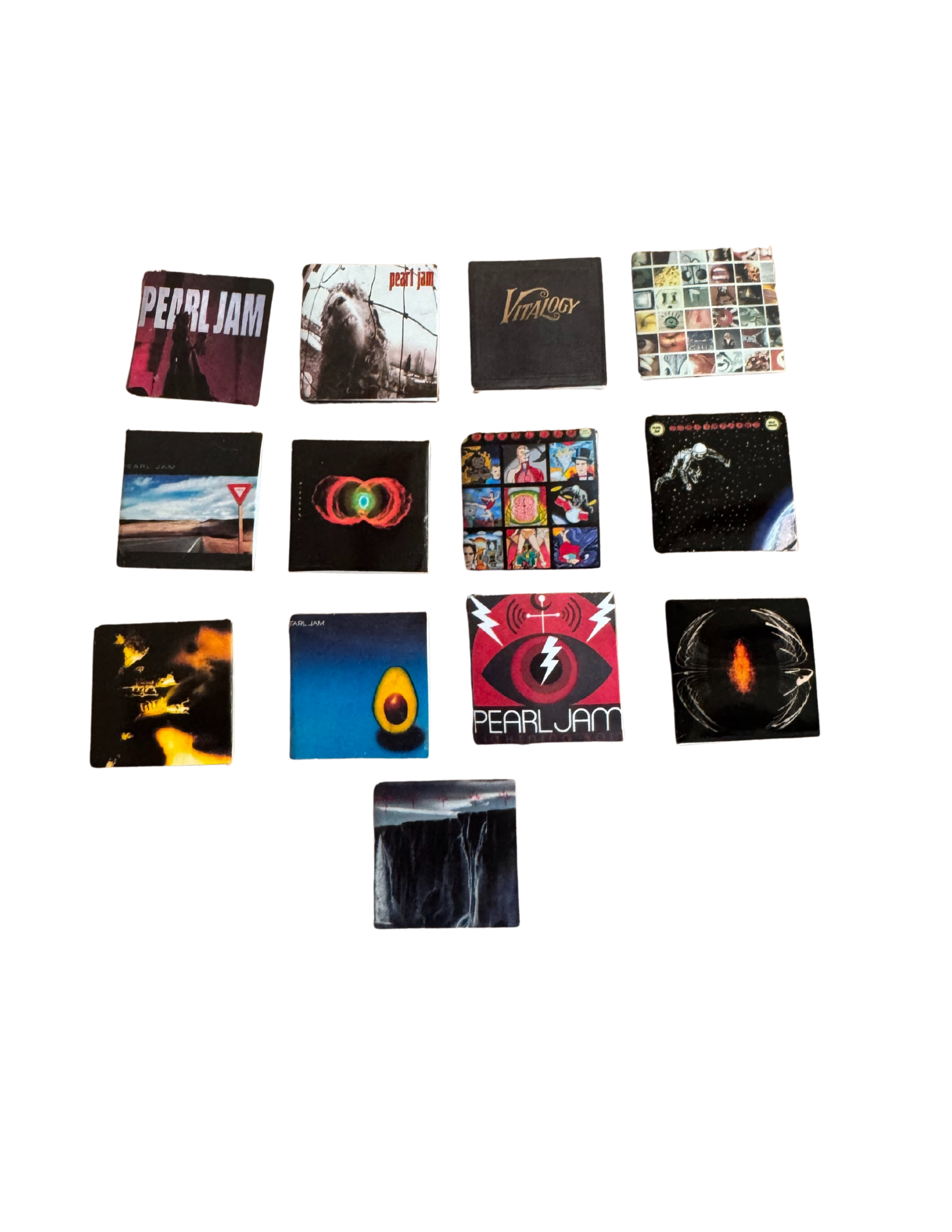 Miniature Pearl Jam Vinyl Records | 1:12 Scale | 3D Printed Record Inside | Dollhouse Music Decor, All Titles Available Pearl Jam Fam Gift