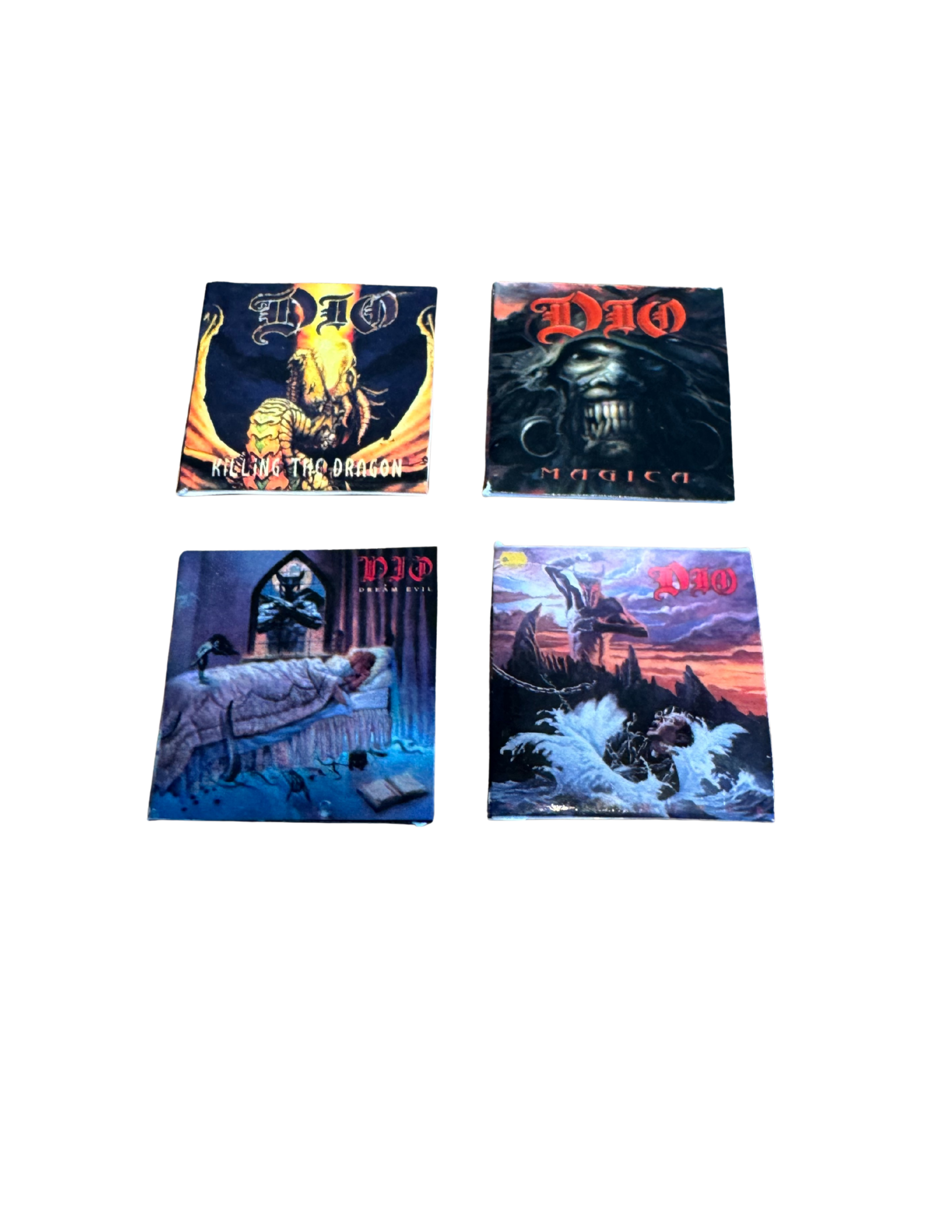 Miniature Dio Vinyl Records – 1:12 Scale | Handmade Mini Albums with 3D Printed Record | Add Turntable or Headphones