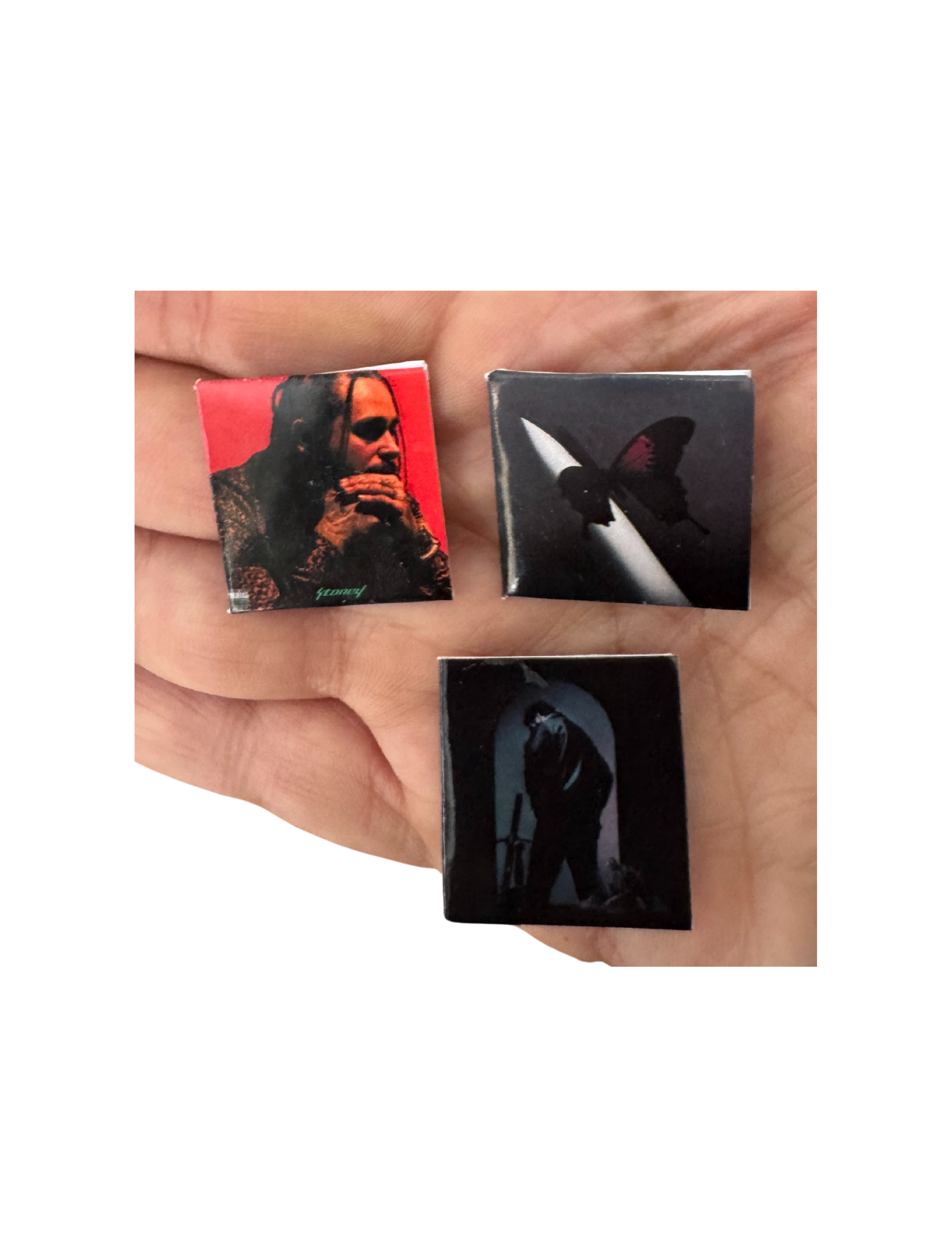 1:12 Size Miniature Post Malone Vinyl Records