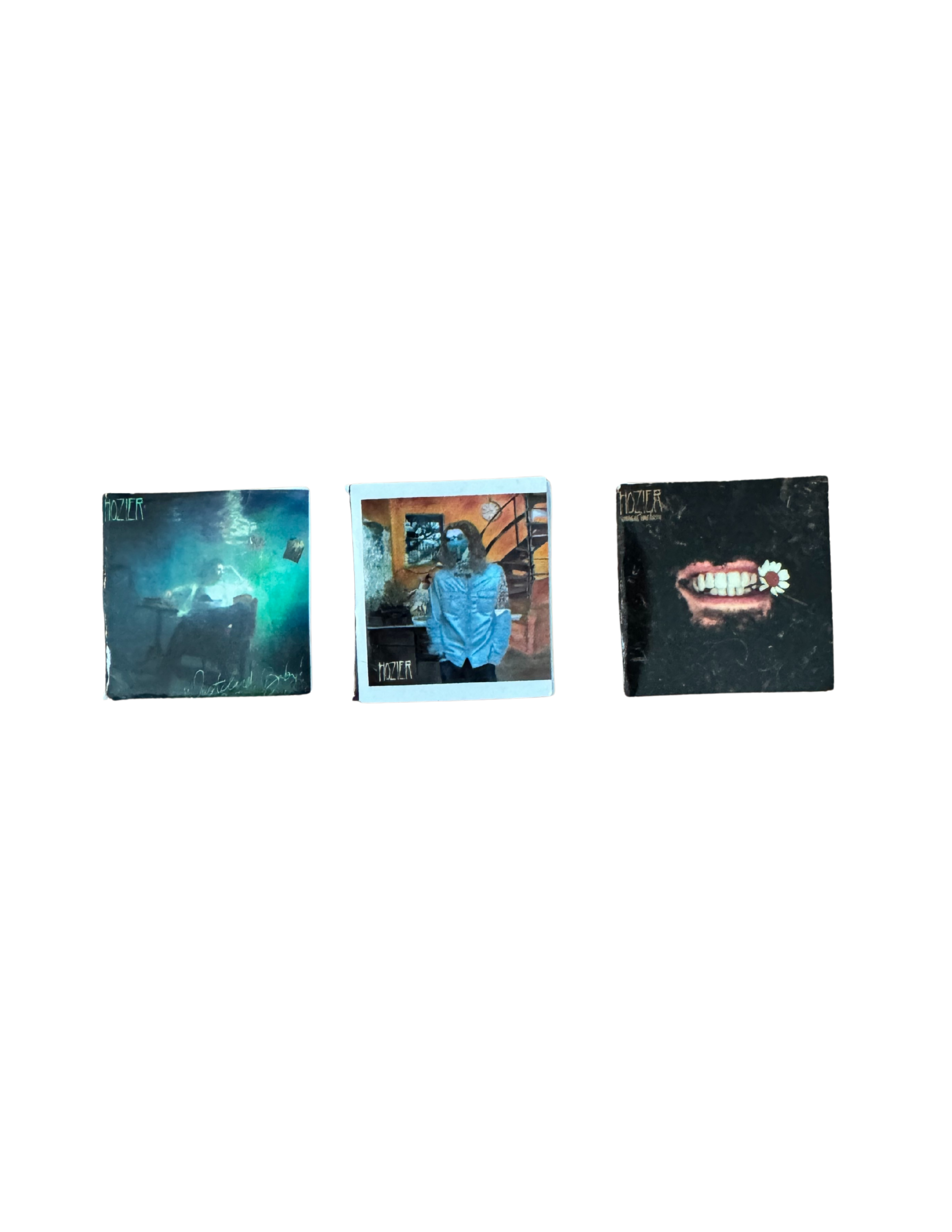 Miniature Size 1:12 Scale Hozier Vinyl Records