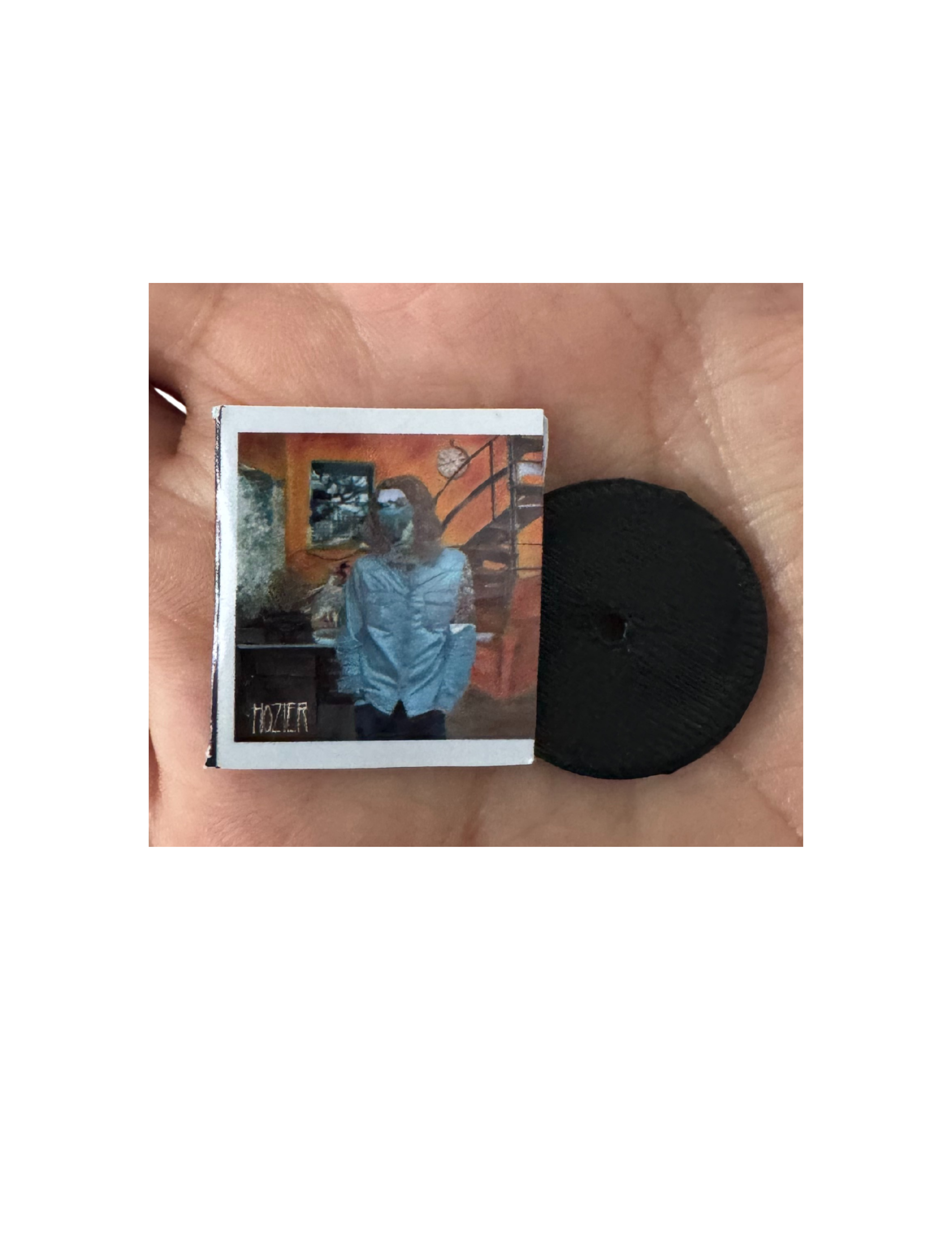 Miniature Size 1:12 Scale Hozier Vinyl Records